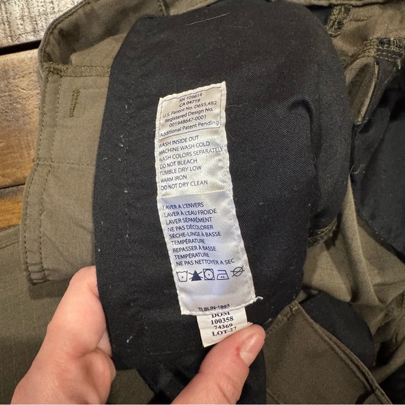 5.11 Tactical Stryke Green Cargo Flex-Tac Work Men Outdoors Active Pants Size 36 - Picture 9 of 12